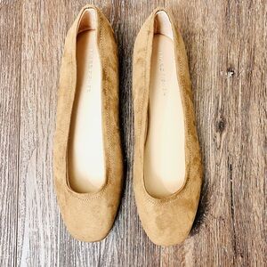 Marc Fisher Tan Suede Ballet Flat